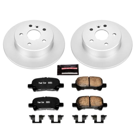 Power Stop 00-04 Toyota Avalon Rear Z17 Evolution Geomet Coated Brake Kit - CRK2322