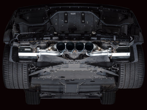 AWE Tuning 2023 C8 Corvette Z06 SwitchPath Cat-Back Exhaust - Diamond Black Tips - 3025-43906
