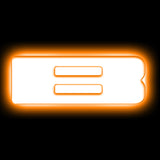 ORACLE Lighting Universal Illuminated LED Letter Badges - Matte Wht Surface Finish - B - 3140-B-005