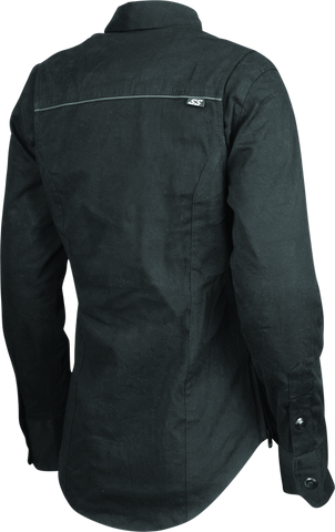 Speed and Strength Speed Society Armored Moto Shirt Black Womens - XS - 880429