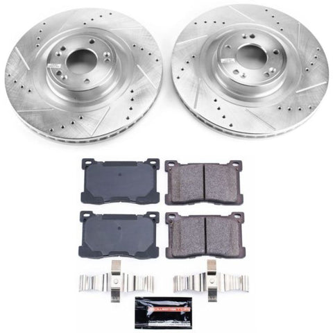 Power Stop 12-16 Hyundai Equus Front Z23 Evolution Sport Brake Kit - K6313