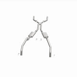 MagnaFlow Sys Cat-Back 70-72 Mopar E-Body 3inch Cuda - 15852