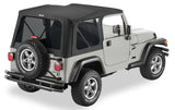 Bestop 97-02 Jeep Wrangler TJ Replace A-Top (Black Denim Tinted Windows No Door Skins Included) - 51180-15