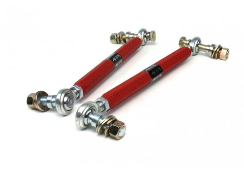 ALTA 02-12 Mini Cooper/S/JCW (Incl. 05-12 Convertible) & 09-12 Clubman Front Endlinks Adj Pair - Red - AMP-SUS-400