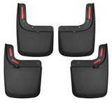 Husky Liners 17 Ford F-250 Super Duty / F-350 Super Duty Front and Rear Mud Guards (w/ Flares) Black - 58476