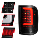 ANZO 1993-1997 Ford  Ranger LED Tail Lights w/ Light Bar Black Housing Smoked Lens - 311360