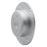 R1 16-18 Mazda Cx-3 Rear Right Drilled & Slotted Geo-Carbon Rotor - 830-80075R
