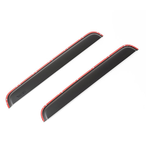 Rugged Ridge Window Visor Rear Black Chnl 99-14 F250-F550 Crw - 81349.88