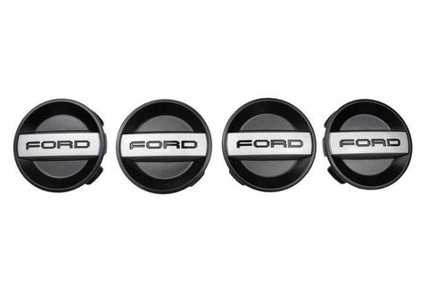 Ford Racing 17-22 Raptor/Ranger Wheel Center Cap Set - M-1096K-RA