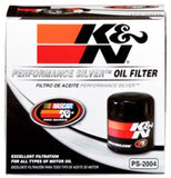 K&N Oil Filter for Fiat/Porsche/Triump/Alfa Romeo/MG/Dodge/Mercury/Toyota 3.656in OD x 4in H - PS-2004
