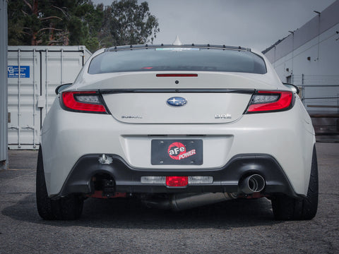 aFe 13-22 Toyota GR86/FR-S/BRZ H4-2.0L/2.4L Takeda 3in 304 SS Cat-Back Exhaust System w/ Brushed Tip - 49-36057-H
