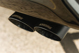 Corsa 2022-2024 Chevrolet Silverado 1500 Cat-Back Dual Rear Exit with Twin 4in Black Tips - 21238BPC