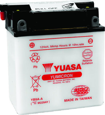 Yuasa YB9A-A Yumicron 12-Volt Battery - YUAM229AY