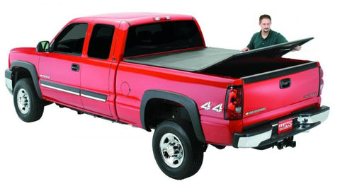 Lund 99-17 Ford F-250 Super Duty (8ft. Bed) Genesis Tri-Fold Tonneau Cover - Black - 95051