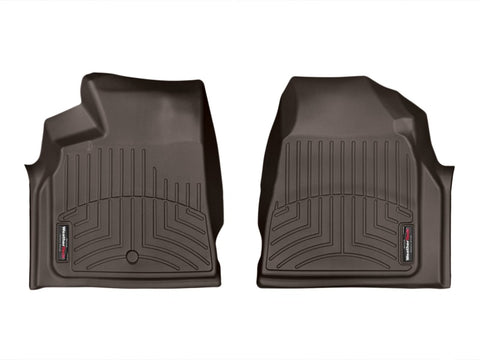 WeatherTech 2008 Buick Enclave Front FloorLiners - Cocoa (Fits Vehicles w/ Post Retention) - 477021
