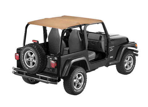 Bestop 97-02 Jeep Wrangler TJ Header Safari Bikini (Spice) - 52531-37