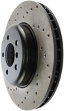 StopTech 11-15 BMW 535i/535xi/ 12-15 640i Front Right Drilled Sport Brake Rotor - 128.34124R