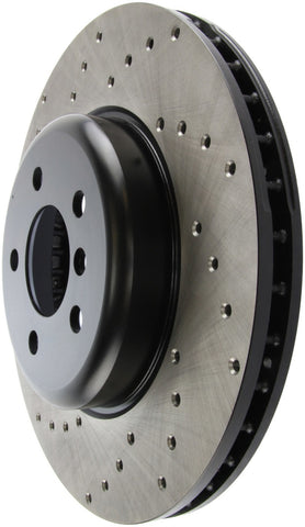 StopTech 11-15 BMW 535i/535xi/ 12-15 640i Front Right Drilled Sport Brake Rotor - 128.34124R