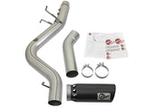 aFe ATLAS 5in DPF-Back Aluminized Steel Exhaust System GM Diesel Trucks 2017 V8 6.6L (td) L5P - 49-04085-B