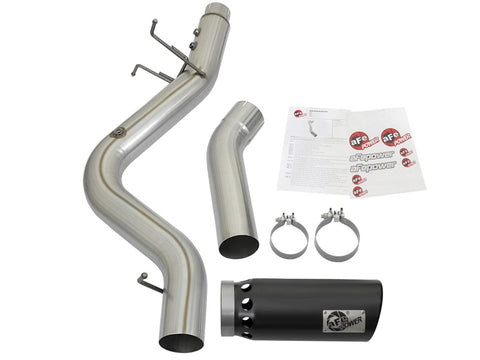 aFe ATLAS 5in DPF-Back Aluminized Steel Exhaust System GM Diesel Trucks 2017 V8 6.6L (td) L5P - 49-04085-B