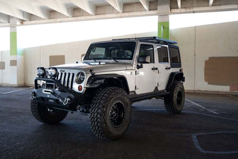 DV8 Offroad 07-18 Jeep Wrangler JK Short Roof Rack - RRJK-04