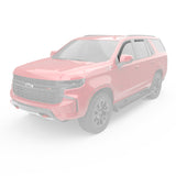 EGR 21-23 Chevrolet Tahoe In-Channel Window Visors Front/Rear Set Dark Smoke - 571881