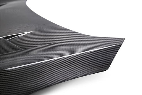 Seibon 2016-2018 Honda Civic Coupe/Sedan/Hatchback TS-Style Carbon Fiber Hood - HD16HDCV-TS