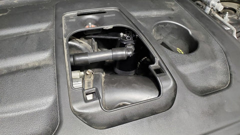 J&L 16-23 Dodge Durango / Jeep Grand Cherokee 3.6L Oil Separator 3.0 Passenger Side - Black Anod - 3074P-B