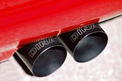 Dinan 01-06 BMW M3 (E46) Free Flow Axleback Exhaust - Black Tips - D660-4604