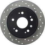 StopTech 05-17 Honda Accord / 16-17 HR-V / 09-14 Acura TSX Cryo Sport Drilled Rear Left Rotor - 128.40068CL