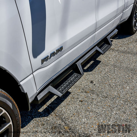 Westin/HDX 2019 Ram 1500 Crew Cab Drop Nerf Step Bars - Textured Black - 56-14085