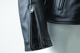 River Road Ironclad Classic Leather Jacket Black Womens - Small - 094376