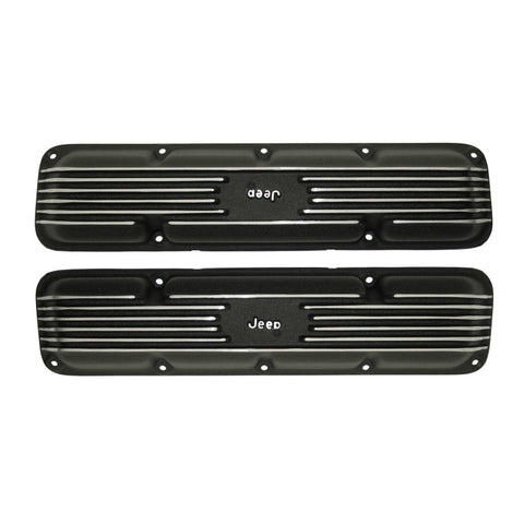 Omix Valve Cover Pair W/ Script - DMC-6920