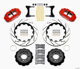 Wilwood Narrow Superlite 6R Front Hat Kit 14.00in Drill Red 93-96 Mazda RX7 - 140-11964-DR