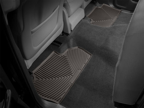 WeatherTech 2014+ Chevrolet Silverado Rear Rubber Mats - Cocoa - W310CO