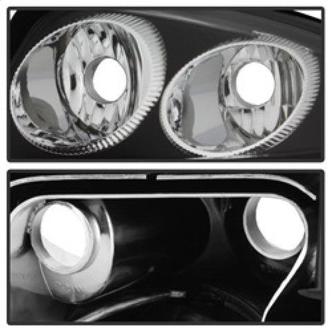 Spyder 02-05 Audi A4 (Excl Convertible/Wagon) Euro Style Tail Lights - Black (ALT-YD-AA402-BK) - 5000002