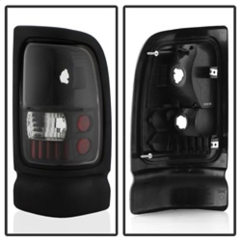xTune Dodge Ram 1500/2500/3500 94-01 Euro Style Tail Lights Black ALT-ON-DRAM94-BK - 5012753