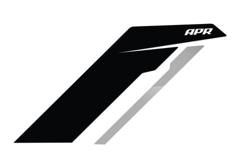 APR Sideburn Sticker - Black/Silver - PM100334