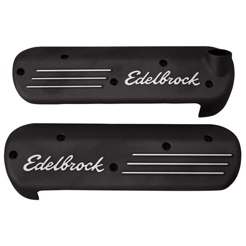 Edelbrock Coil Cover GM Gen 3 LS1 Black Coated - 41183