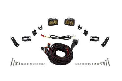 Diode Dynamics Stage Series 1 1/2 In Roll Bar Chase Light Kit SSC2 Sport - Yellow (Pair) - DD7732