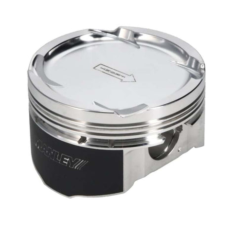 Manley 03-06 EVO VIII/IX 86.5mm Bore-+1.5mm Over Size-8.5/9.0 CR Dish Piston Set with Rings - 619015C-4