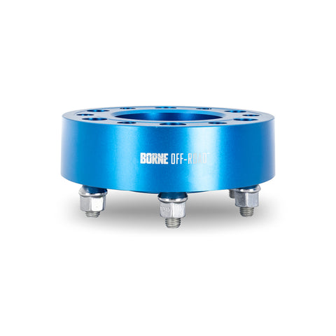 Borne Off-Road Wheel Spacers - 6x135 - 87.1 - 38 - M14 - Blue - BNWS-007-380BL