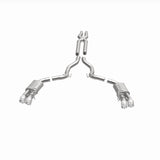 MagnaFlow SYS Cat-Back 2018 Ford Mustang GT 5.0L Competition Dual Exit Polished 4in Tips - 19368