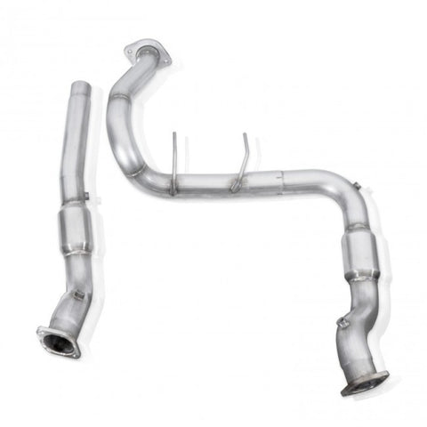 Stainless Works 2017 F-150 Raptor 3.5L 3in Downpipe High-Flow Cats Factory Connection - FTR17DPCAT