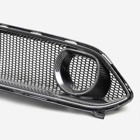 Anderson Composites 21-22 Ford Mustang Mach 1 CF Upper Grille - AC-UG21FDMUM1