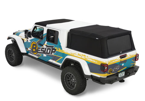 Bestop 20-26 Jeep Gladiator For 5 Ft. Bed Supertop For Truck 2 (Black Diamond) - 77326-35