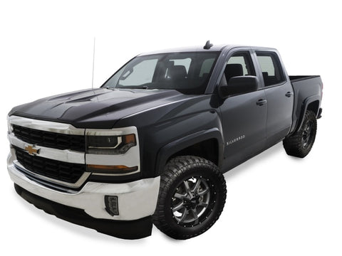 Bushwacker 16-18 Chevy Silverado 1500 Fleetside OE Style Flares - 4 pc 69.3/78.8/97.8in Bed - Black - 40956-34