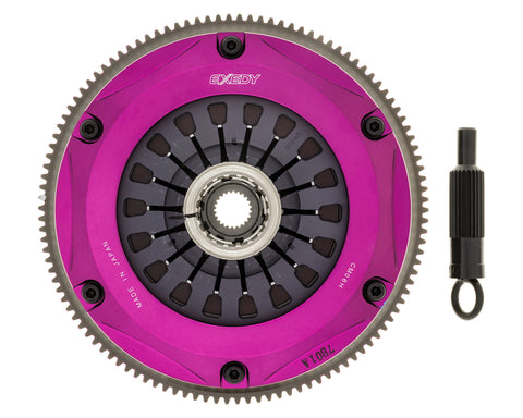 Exedy 2008-2015 Mitsubishi Lancer Evolution GSR L4 Hyper Triple Cerametallic Clutch Rigid Disc - MM063HB