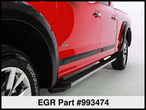 EGR Crew Cab Front 45in Rear 34.5in Bolt-On Look Body Side Moldings (993474) - 993474