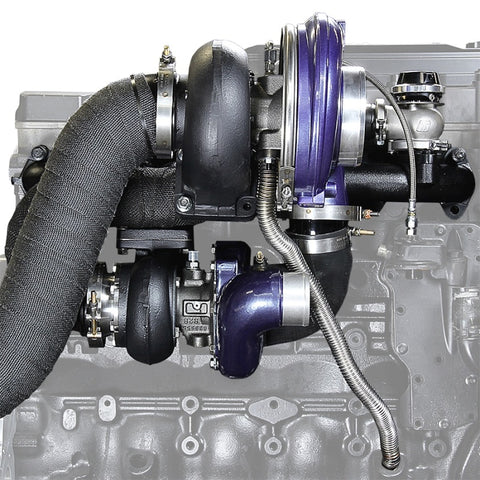 ATS Diesel 94-98 Dodge Cummins 5.9L Aurora 3000/5000 Compound Turbo Kit - 202A352164